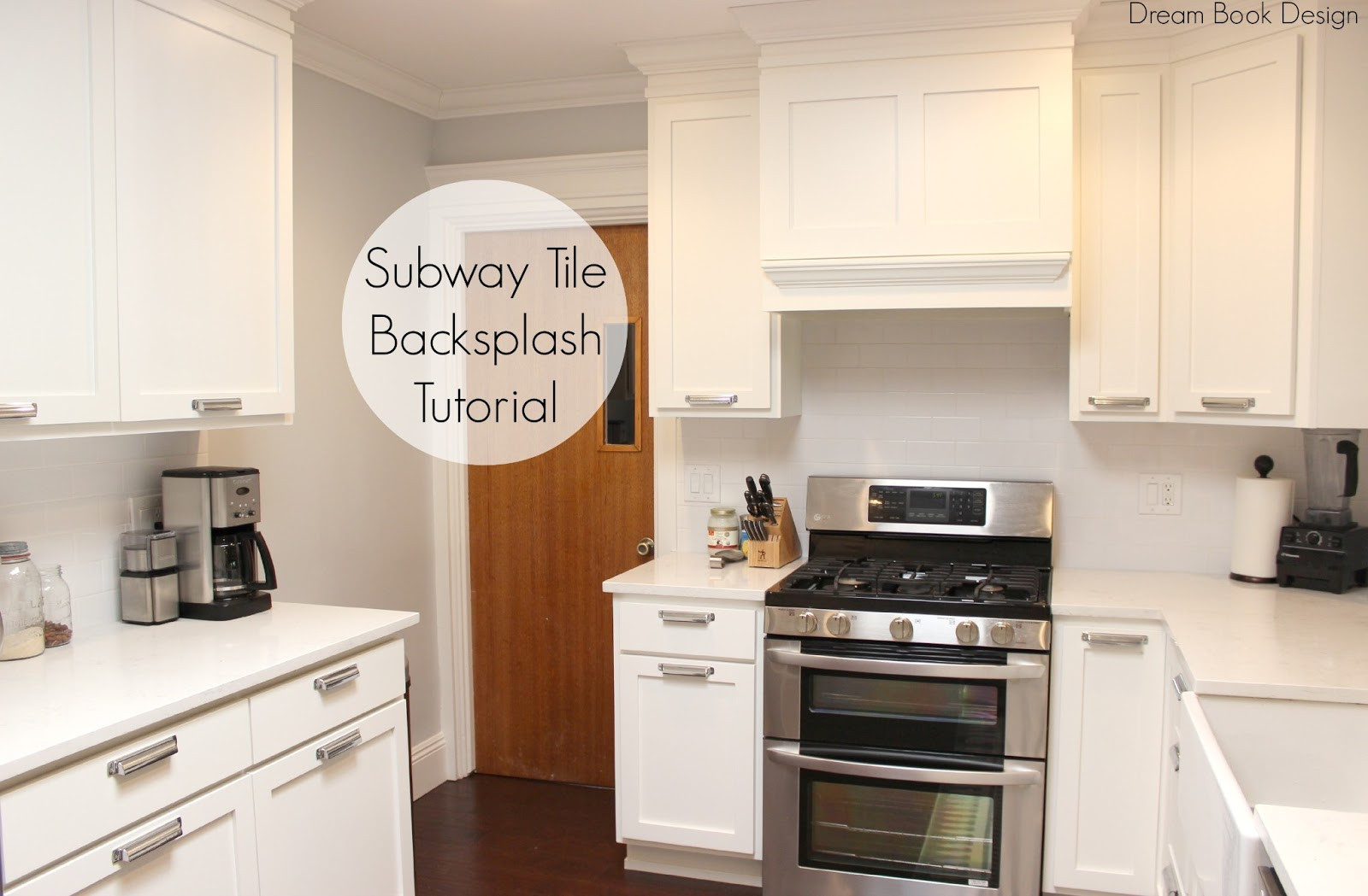Diy Kitchen Tile
 Easy DIY Subway Tile Backsplash Tutorial Dream Book Design