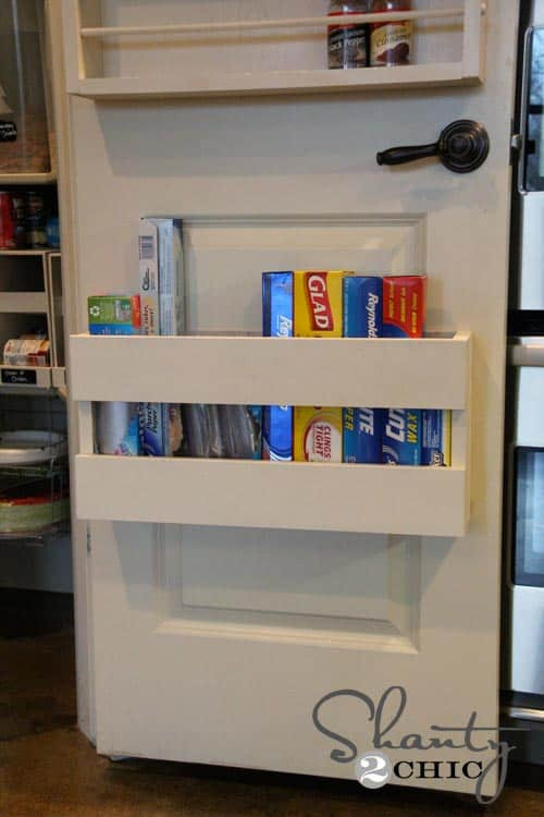 DIY Kitchen Wrap Organizer
 7 Awesome Kitchen Cabinet Door Storage Ideas That Will