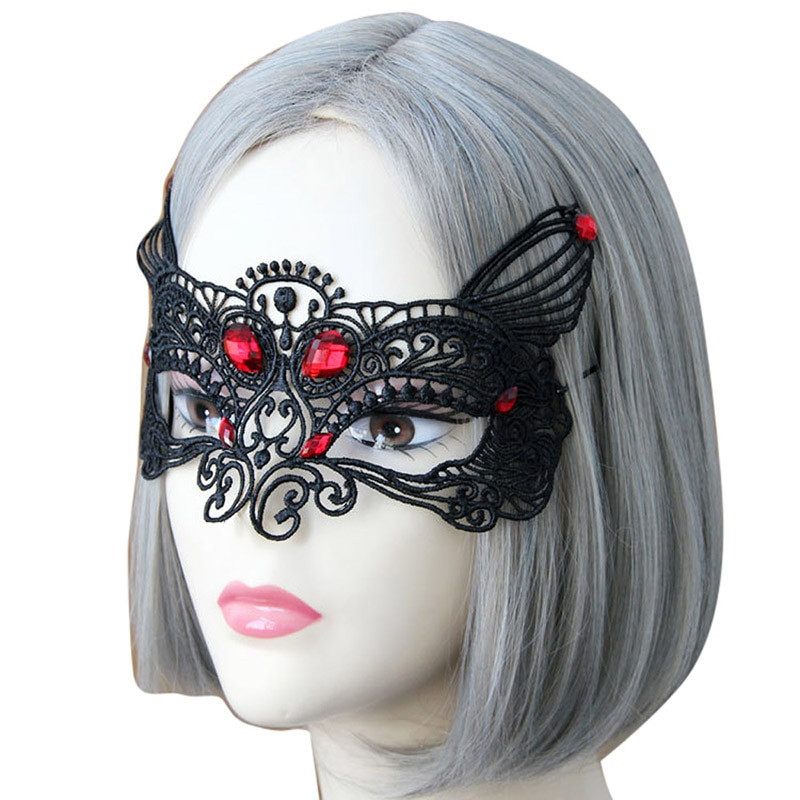 DIY Lace Mask
 2017 New Arrival Halloween Lace Mask Black Masquerade