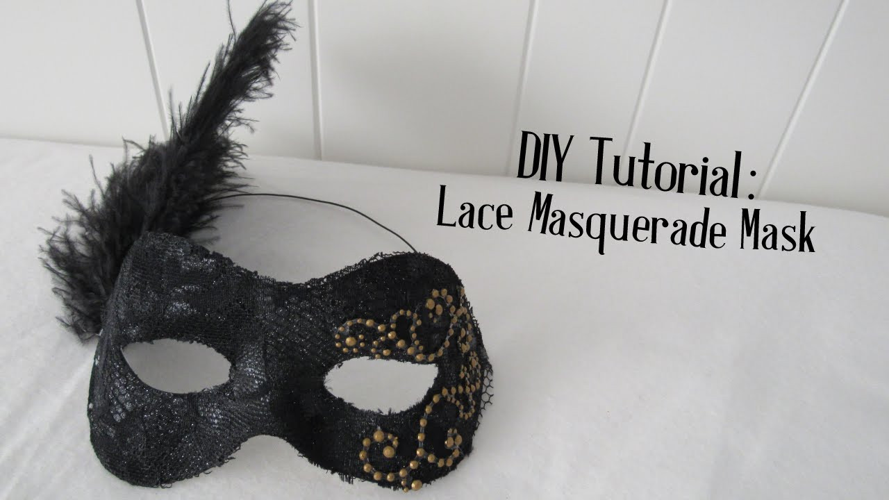 DIY Lace Masquerade Mask
 Lace Masquerade Mask DIY Tutorial