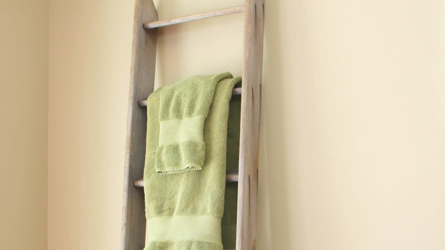 DIY Ladder Towel Rack
 5 Steps to Make a DIY Towel Ladder