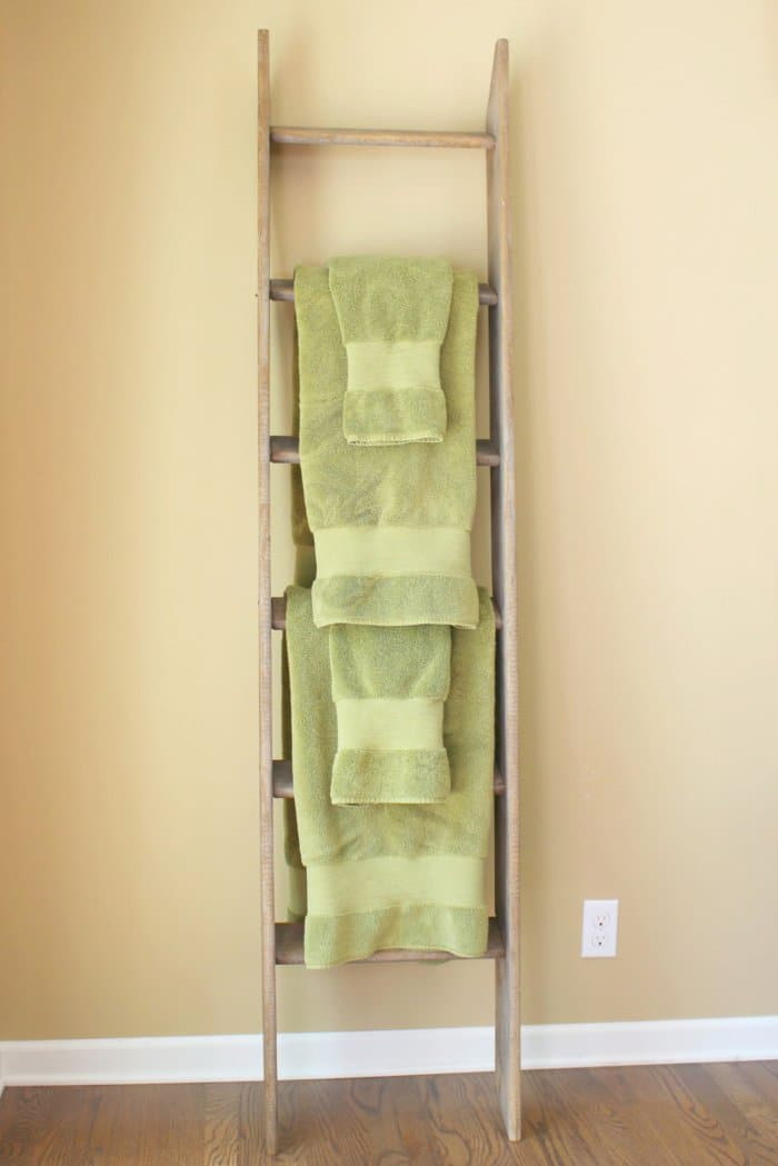 DIY Ladder Towel Rack
 5 Steps to Make a DIY Towel Ladder