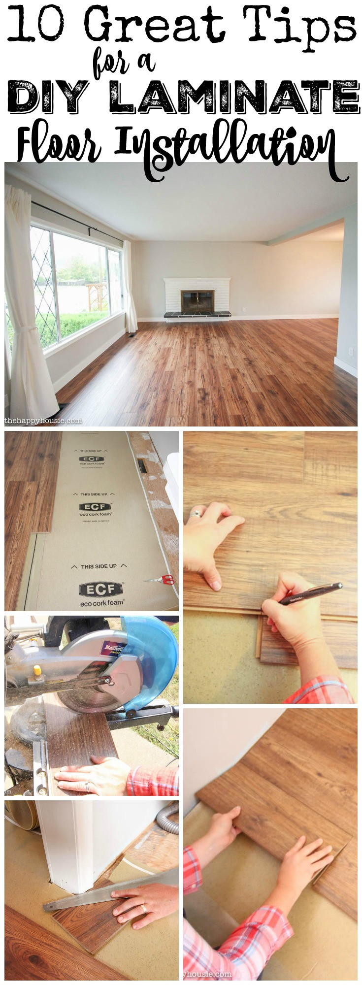 DIY Laminated Wooden Flooring
 10 Great Tips for a DIY Laminate Flooring Installation