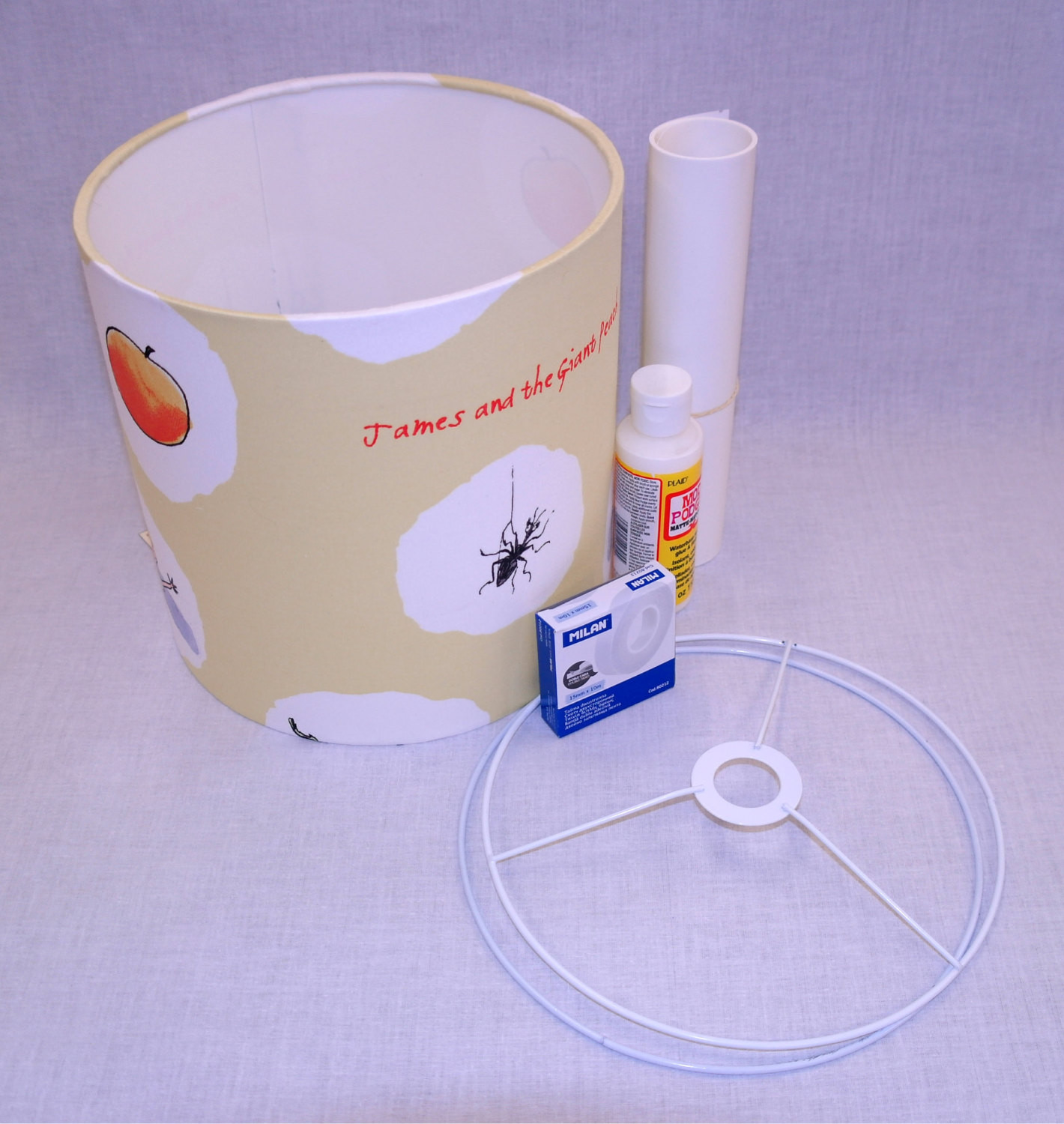 DIY Lamp Shade Kit
 7 DIY Lamp Shade Making Kit 7 inch 18cm diameter