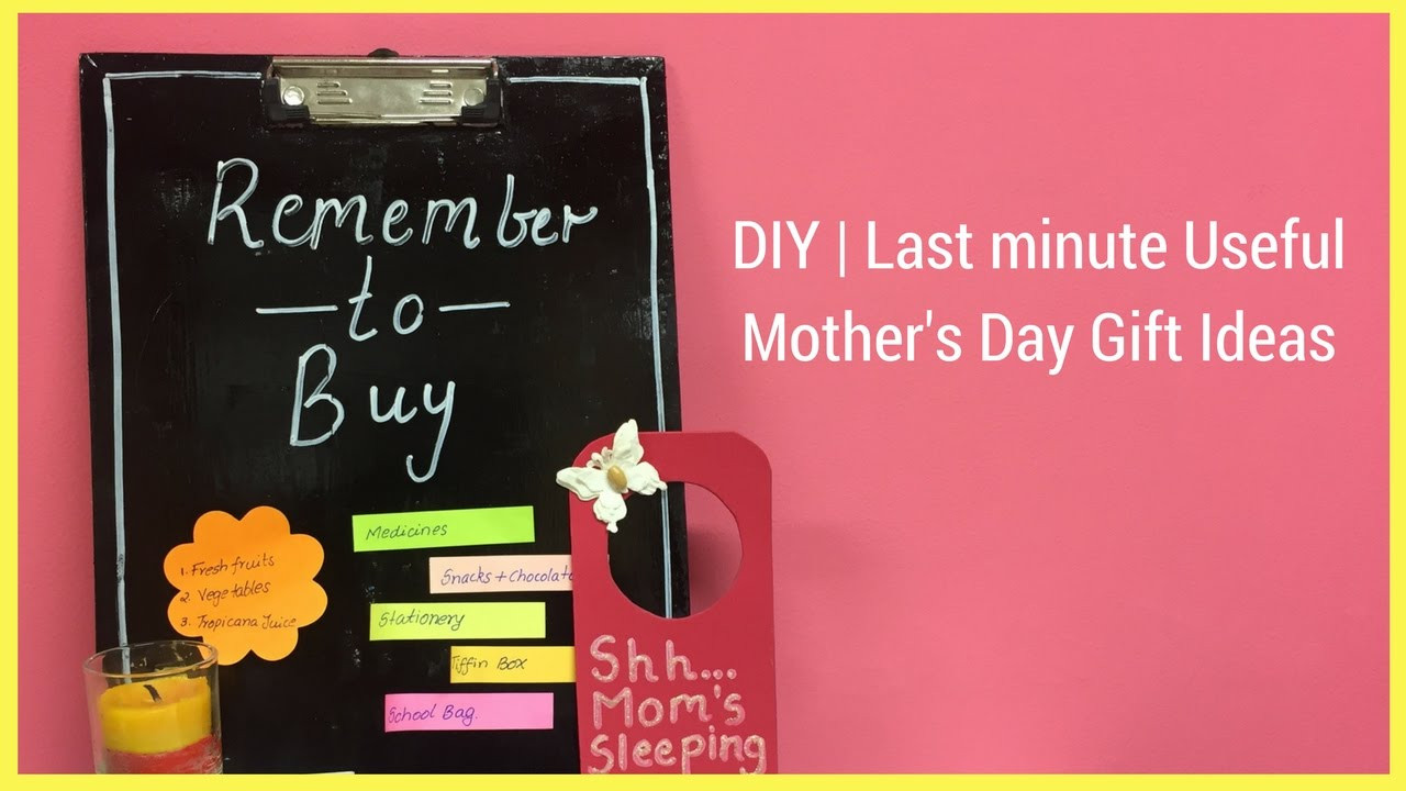 DIY Last Minute Mother'S Day Gifts
 DIY