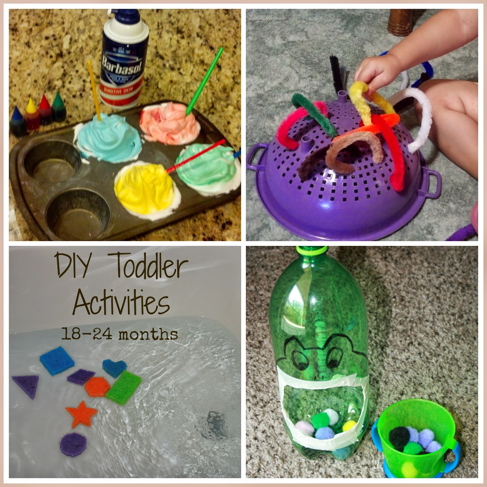 DIY Learning Activities For Toddlers
 Hassle Free Housewife Easy Educational Activities for