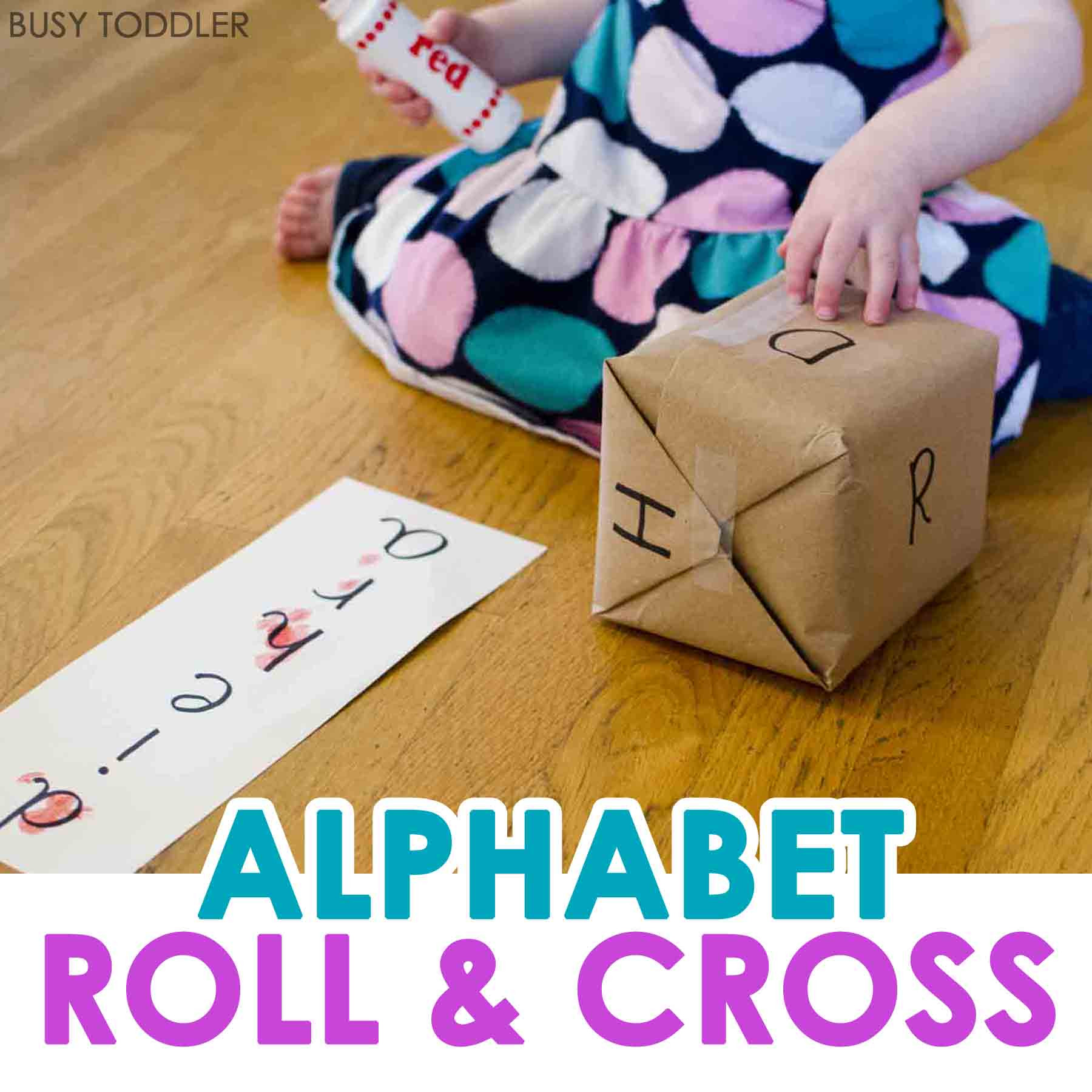 DIY Learning Activities For Toddlers
 Simple DIY Alphabet Game Busy Toddler