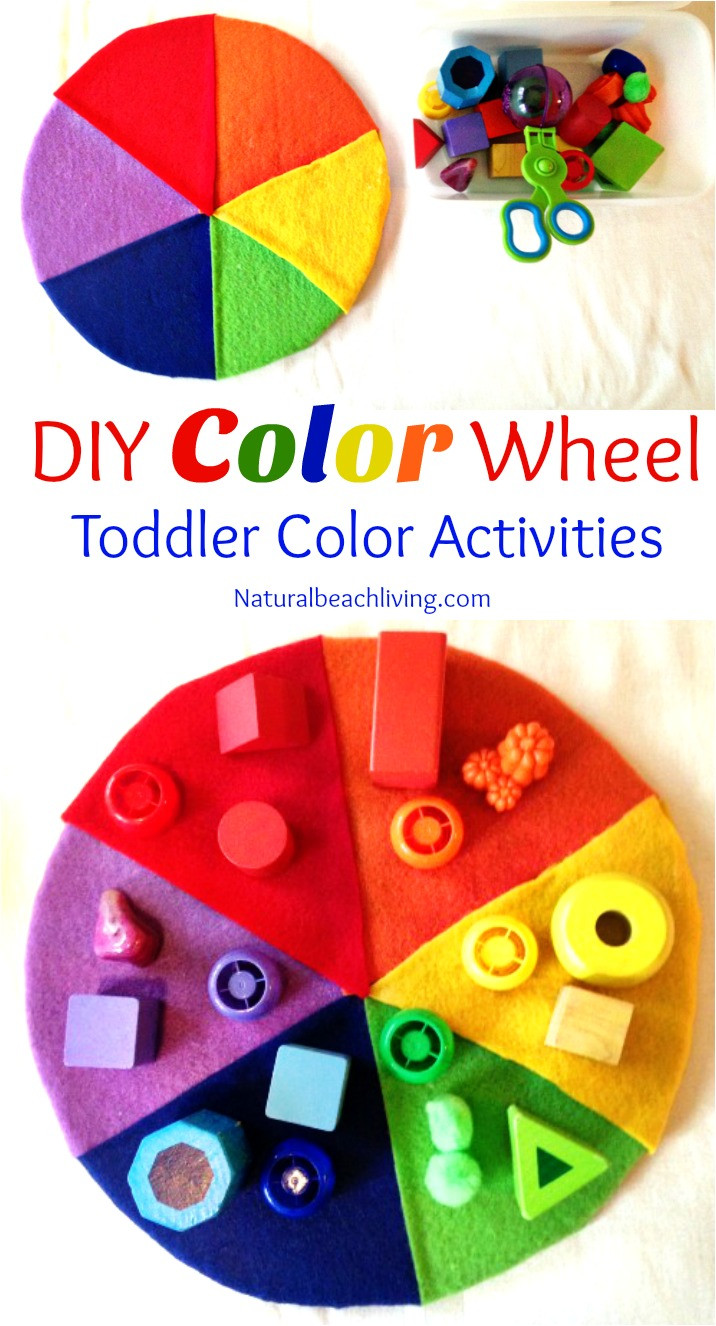 DIY Learning Activities For Toddlers
 Easy to Make DIY Color Activity for Preschool & Toddlers