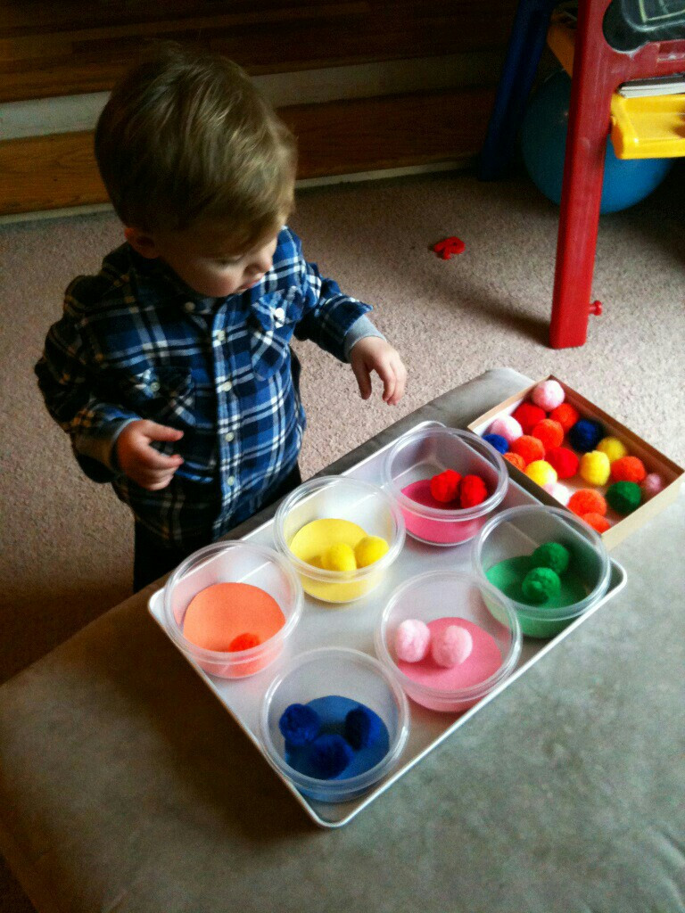 DIY Learning Activities For Toddlers
 For the Love of Learning DIY Color Recognition & Sorting