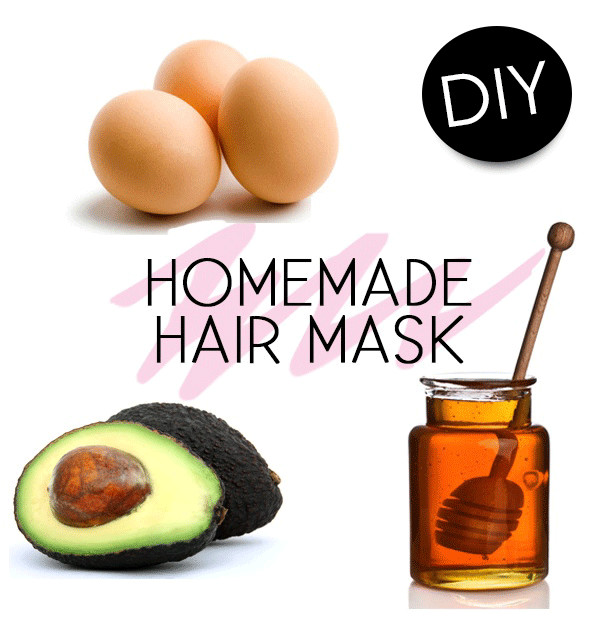 DIY Leave In Hair Mask
 Avocado Honey Egg Hair Mask DIY