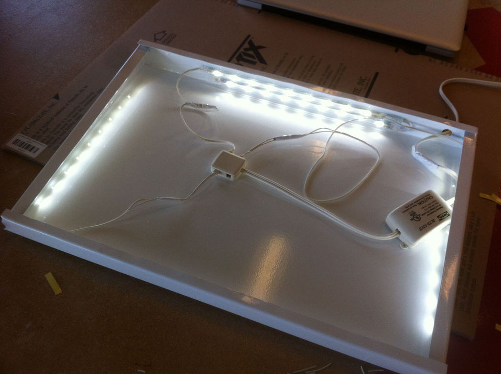 DIY Led Light Box
 Inexpensive DIY LED Lightbox for Tracing 9 Steps with