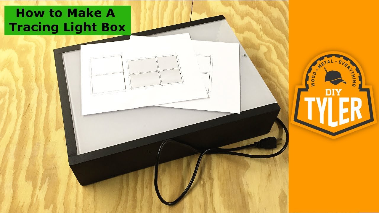 DIY Led Light Box
 How to Make a DIY LED Tracing Light Box 020