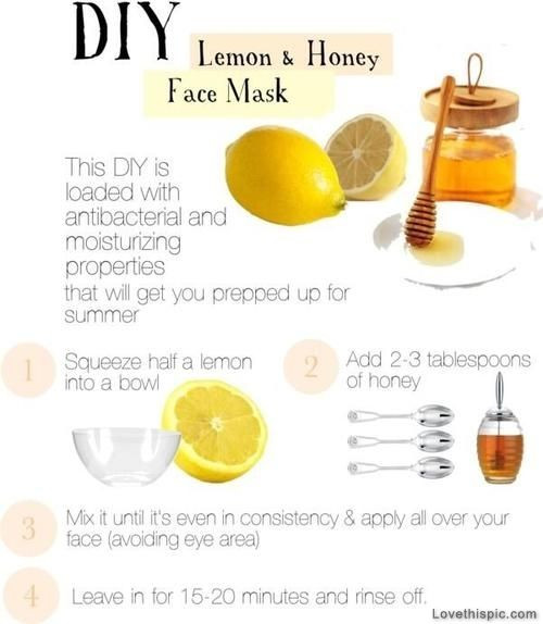 DIY Lemon Face Mask
 DIY Lemon And Honey Face Mask s and