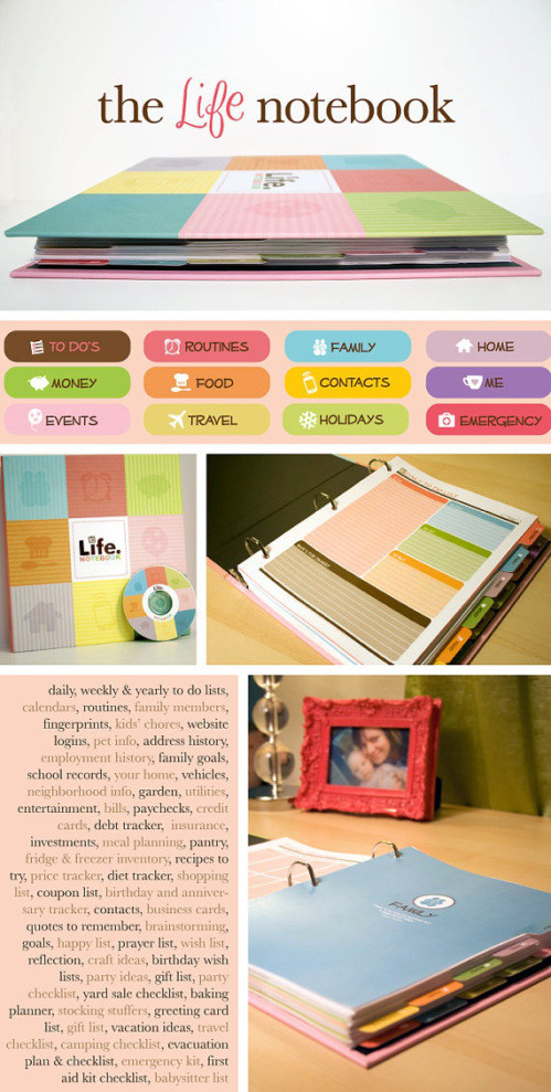 DIY Life Planner
 Crafting a handmade daily planner notebook Futura Home