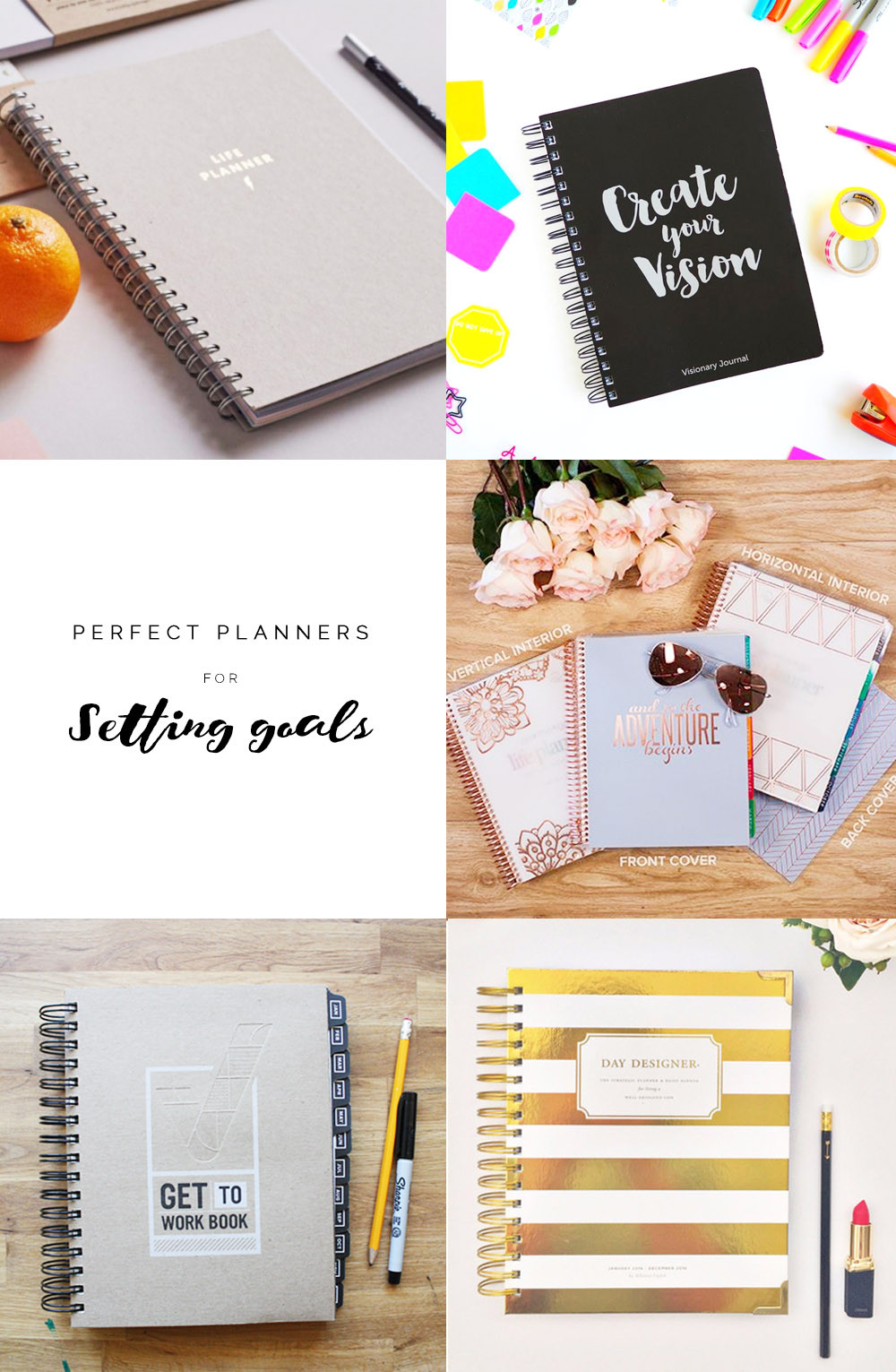 DIY Life Planner
 How to Pick the Perfect Planner e Goals free printables