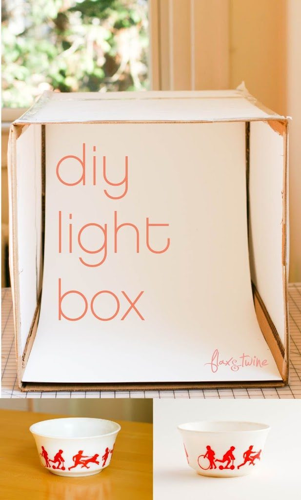DIY Light Box
 DIY Light Box a finish fifty project Flax & Twine