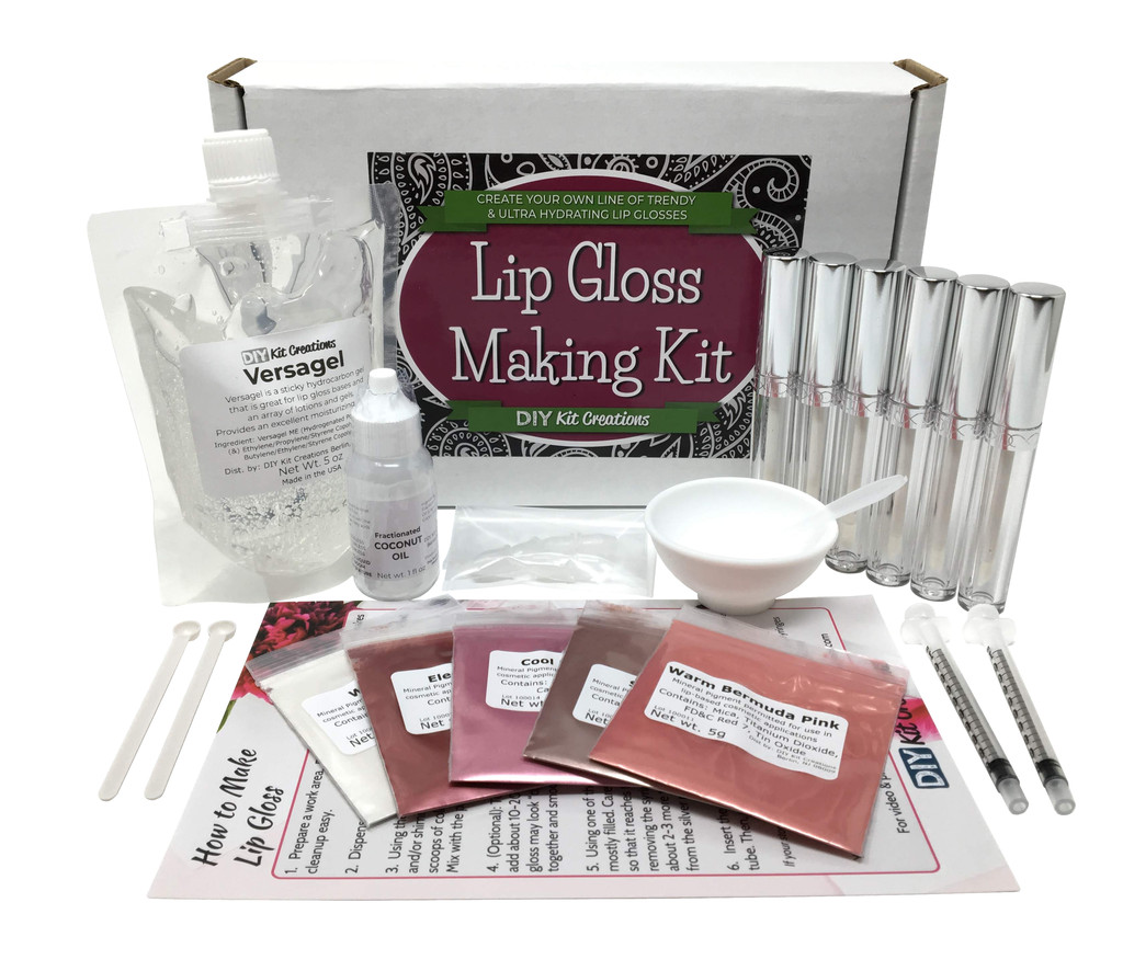 DIY Lip Gloss Kits
 DIY Lip Gloss Making Kit naturallipgloss in 2020 With