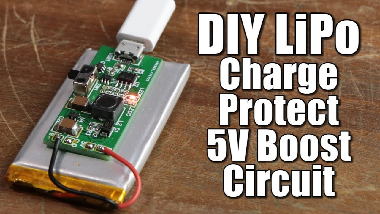 DIY Liposuction Kit
 DIY LiPo Charge Protect 5V Boost Circuit