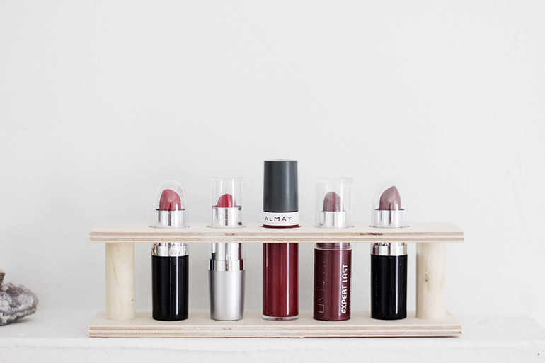 DIY Lipstick Organizer
 DIY Lipstick Holder The Merrythought