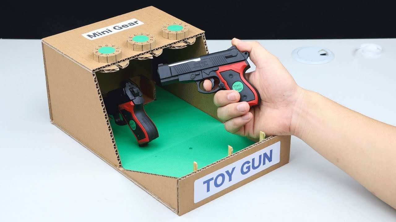 DIY Lock Box
 Amazing DIY Gun Safe Lock BOX from Cardboard