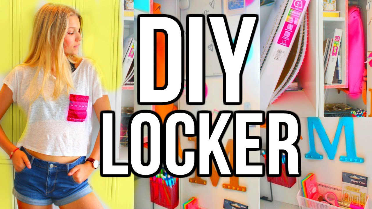 DIY Locker Organization
 Tumblr Locker Organization & DIY Decorations Back To