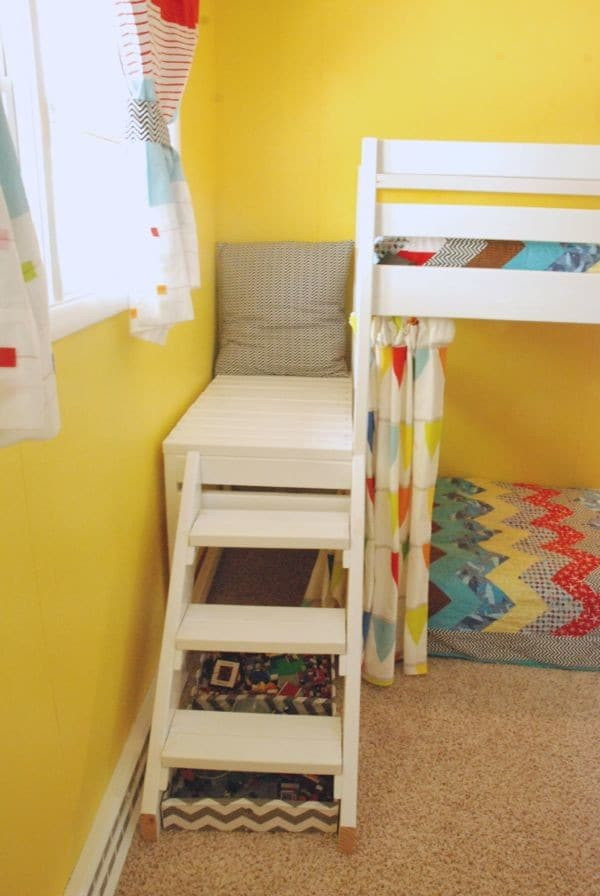 DIY Loft Bed For Kids
 DIY Kids Loft Bunk Bed with Stairs