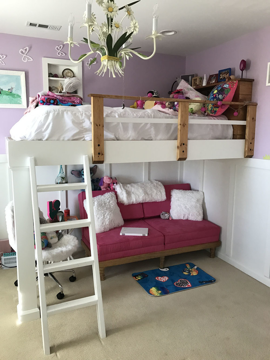 DIY Loft Bed For Kids
 Ana White