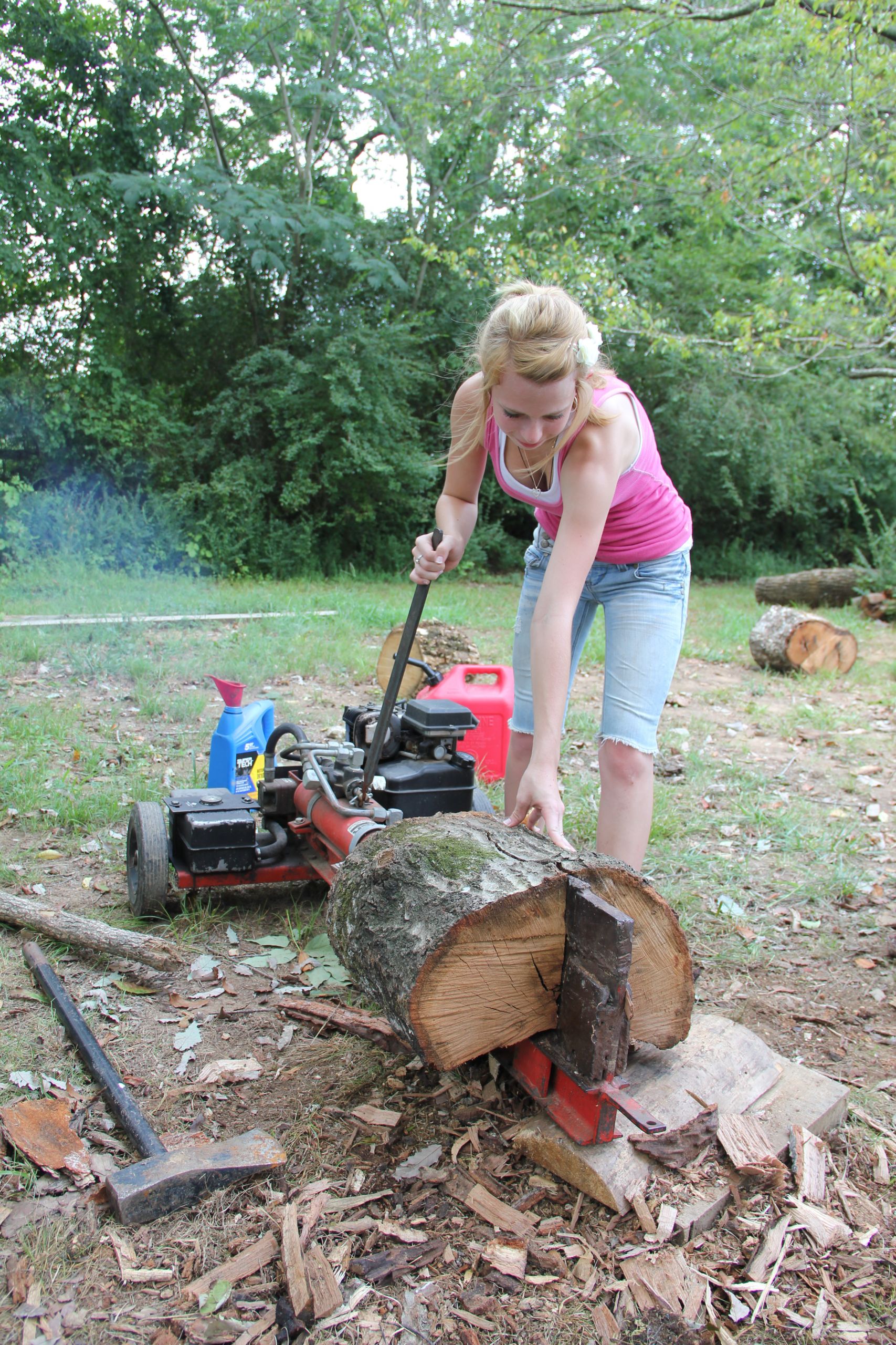 DIY Log Splitter Kit
 Build Wood Splitter Your Own DIY Blueprint Plans Download