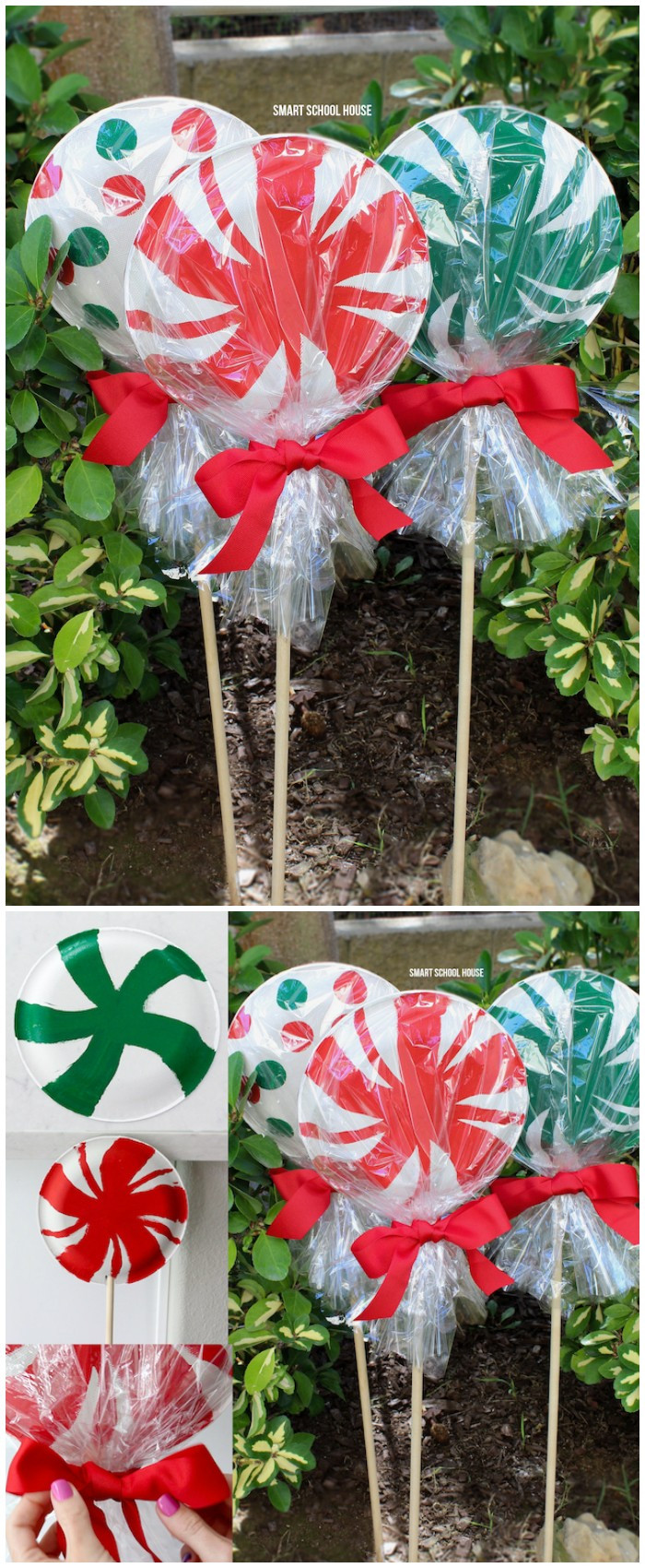 DIY Lollipop Decorations
 21 Cheap DIY Outdoor Christmas Decorations • DIY Home Decor