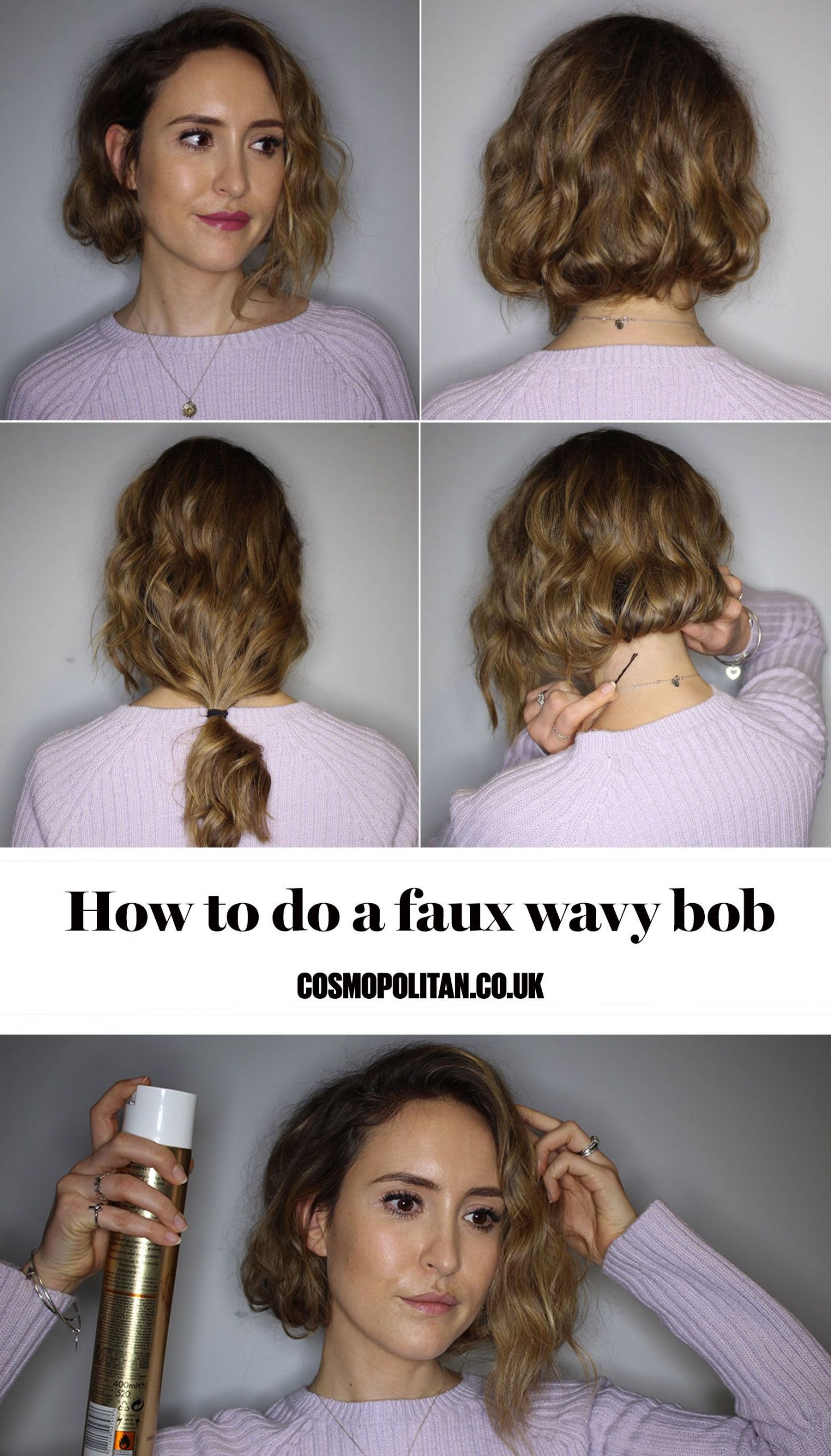 DIY Long Bob Haircut
 Hair how to the faux wob