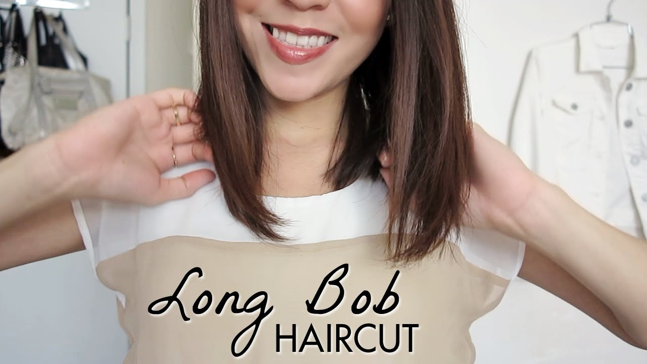 DIY Long Bob Haircut
 Long Bob Haircut Tutorial How to Cut Your Own Hair