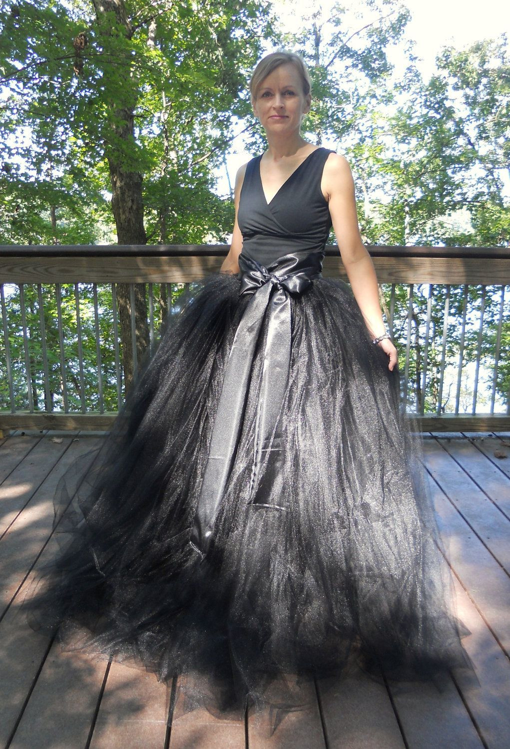 DIY Long Tulle Skirt For Adults
 Reserved listing for Marianne L adult tutu long tutu