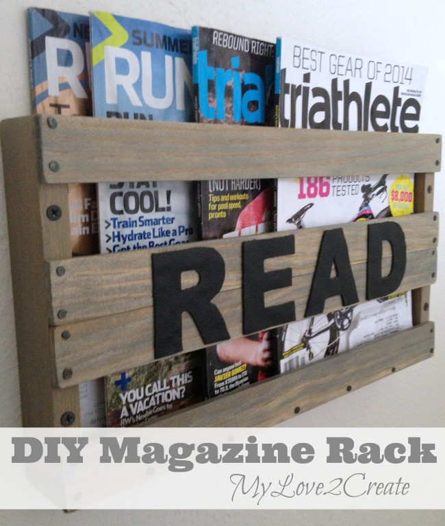 DIY Magazine Racks
 DIY Magazine Rack