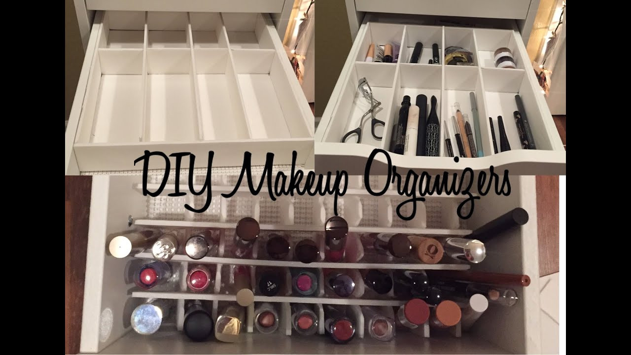 DIY Makeup Drawer Organizer
 DIY