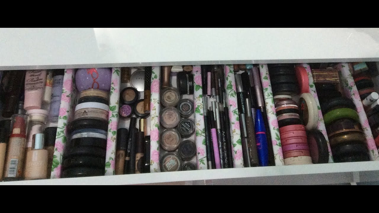 DIY Makeup Drawer Organizer
 DIY simple makeup drawer organizer video