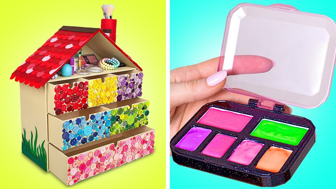 DIY Makeup Kit
 DIY Makeup Kit and DIY House To Fit All Your Makeup