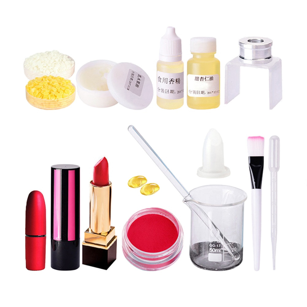 DIY Makeup Kit
 DIY Lipstick Set Manual Natural Lip Balm Kit Homemade