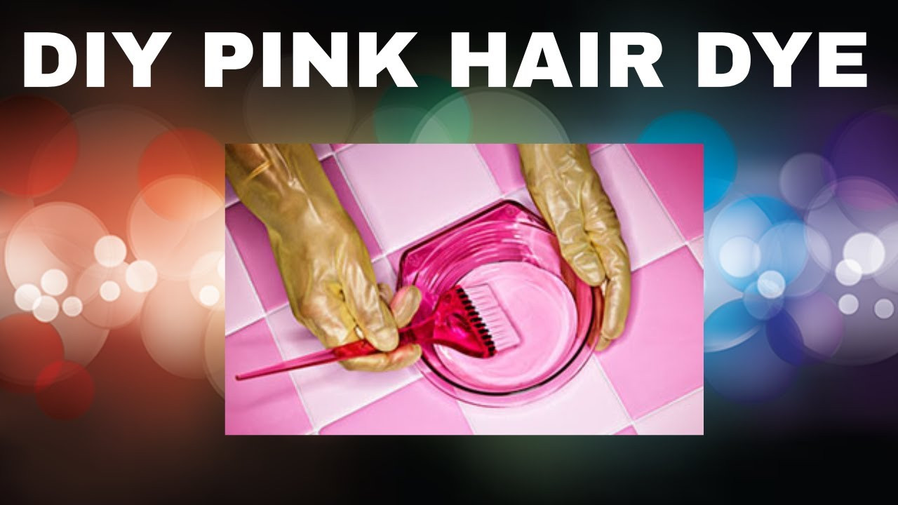 DIY Marker Hair Dye
 DIY pink hair dye made out of crayola markers