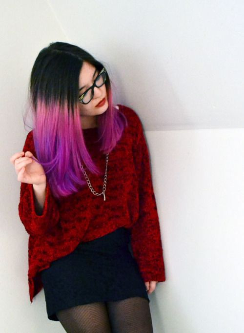 DIY Marker Hair Dye
 17 Best images about Chalk Hair Highlight on Pinterest