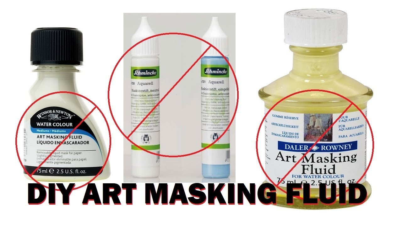 DIY Masking Fluid
 ARTHACK DIY Art Masking Fluid Make your own Resist for