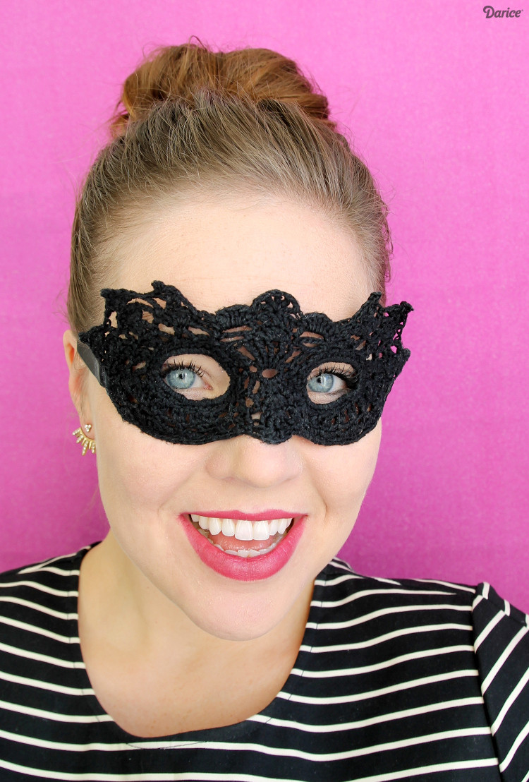 DIY Masquerade Masks
 DIY Masquerade Mask Crochet Pattern Darice