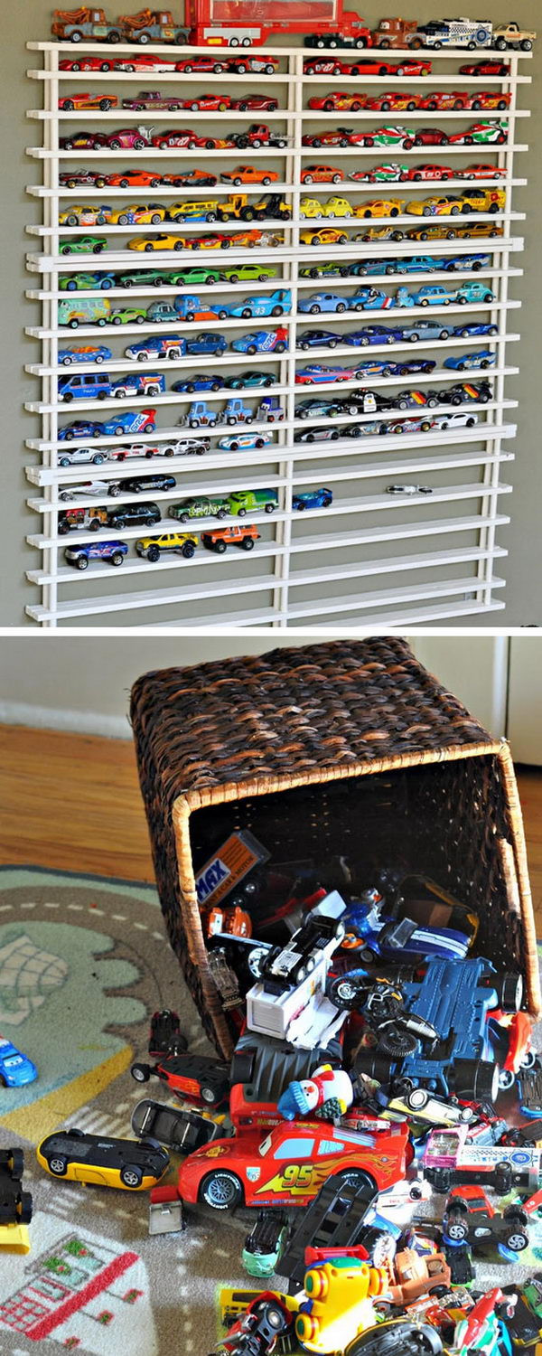 DIY Matchbox Car Garage
 50 Easy Storage Ideas for Small Spaces
