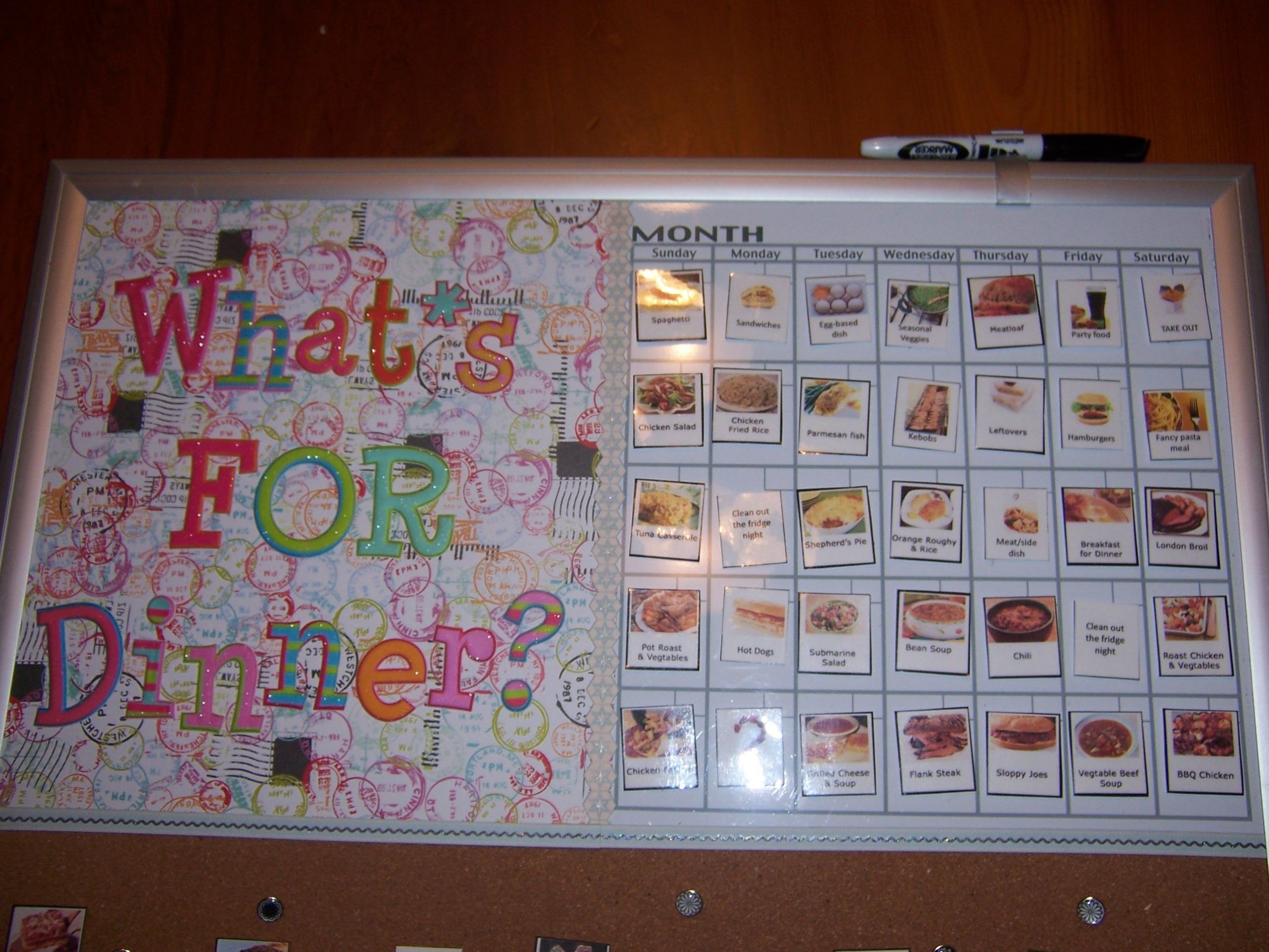 DIY Meal Planning
 DIY Meal Planning Board [Tutorial] I like how the meal