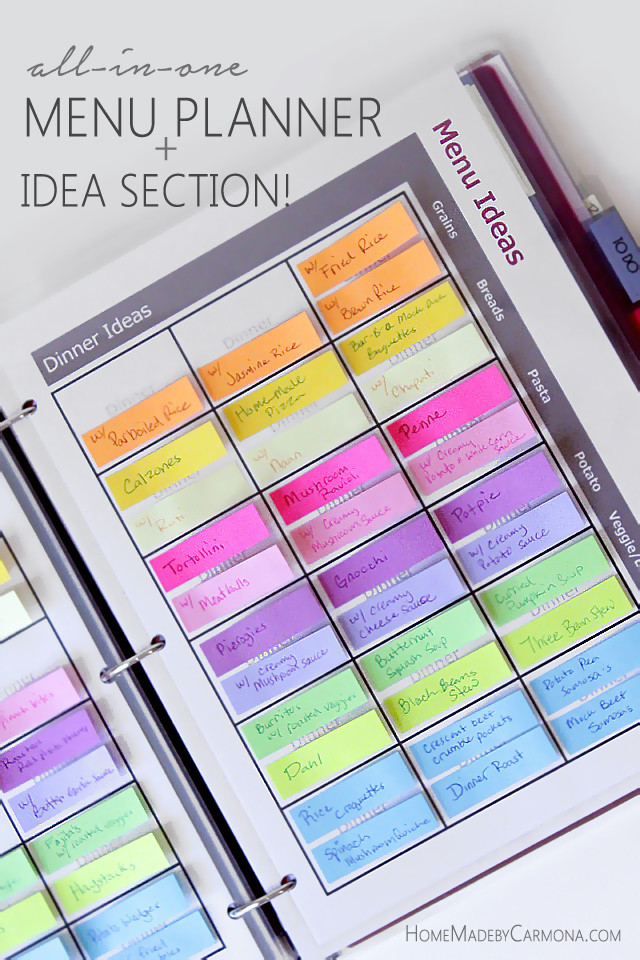 DIY Meal Planning
 10 Easy DIY Meal Planners With Free Printables Shelterness
