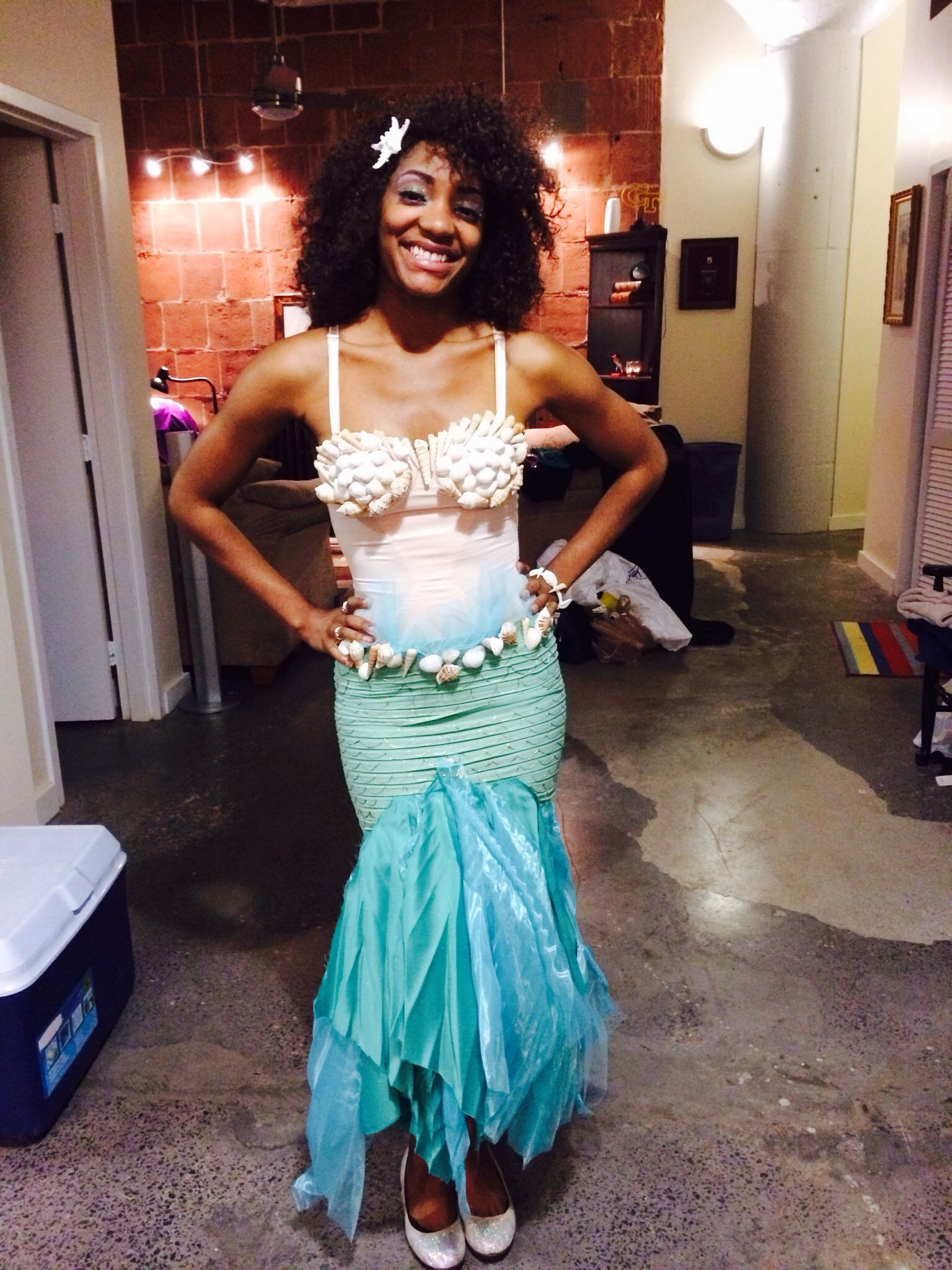 DIY Mermaid Halloween Costumes
 DIY mermaid costume Happy Halloween