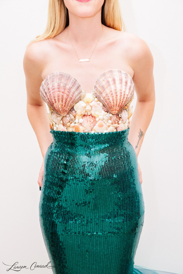 DIY Mermaid Skirt Costume
 Hocus Pocus My Mermaid Halloween Costume Lauren Conrad