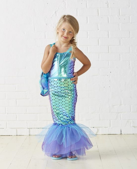 DIY Mermaid Skirt Costume
 Kids Mermaid Costume