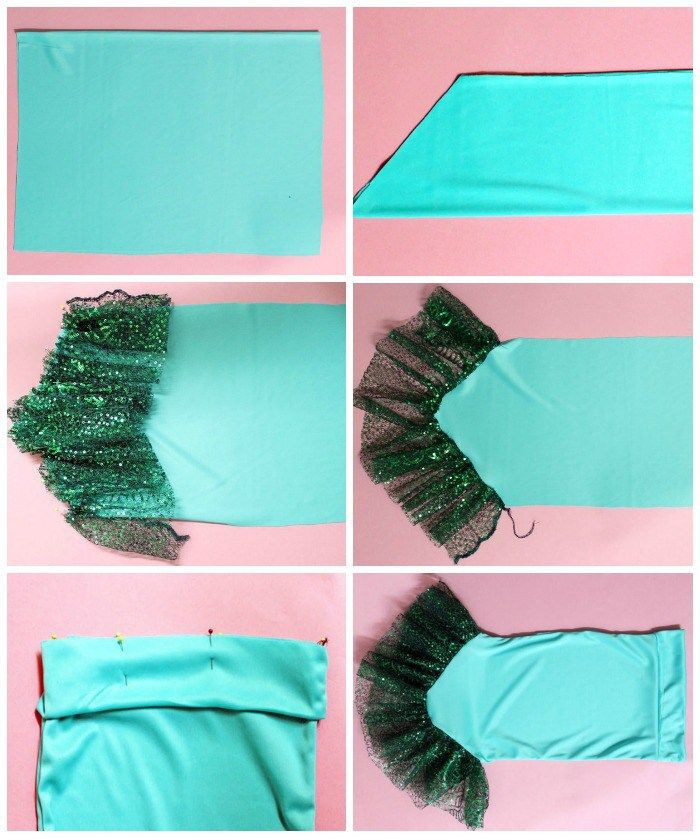 DIY Mermaid Skirt Costume
 How To Make a Mermaid Skirt