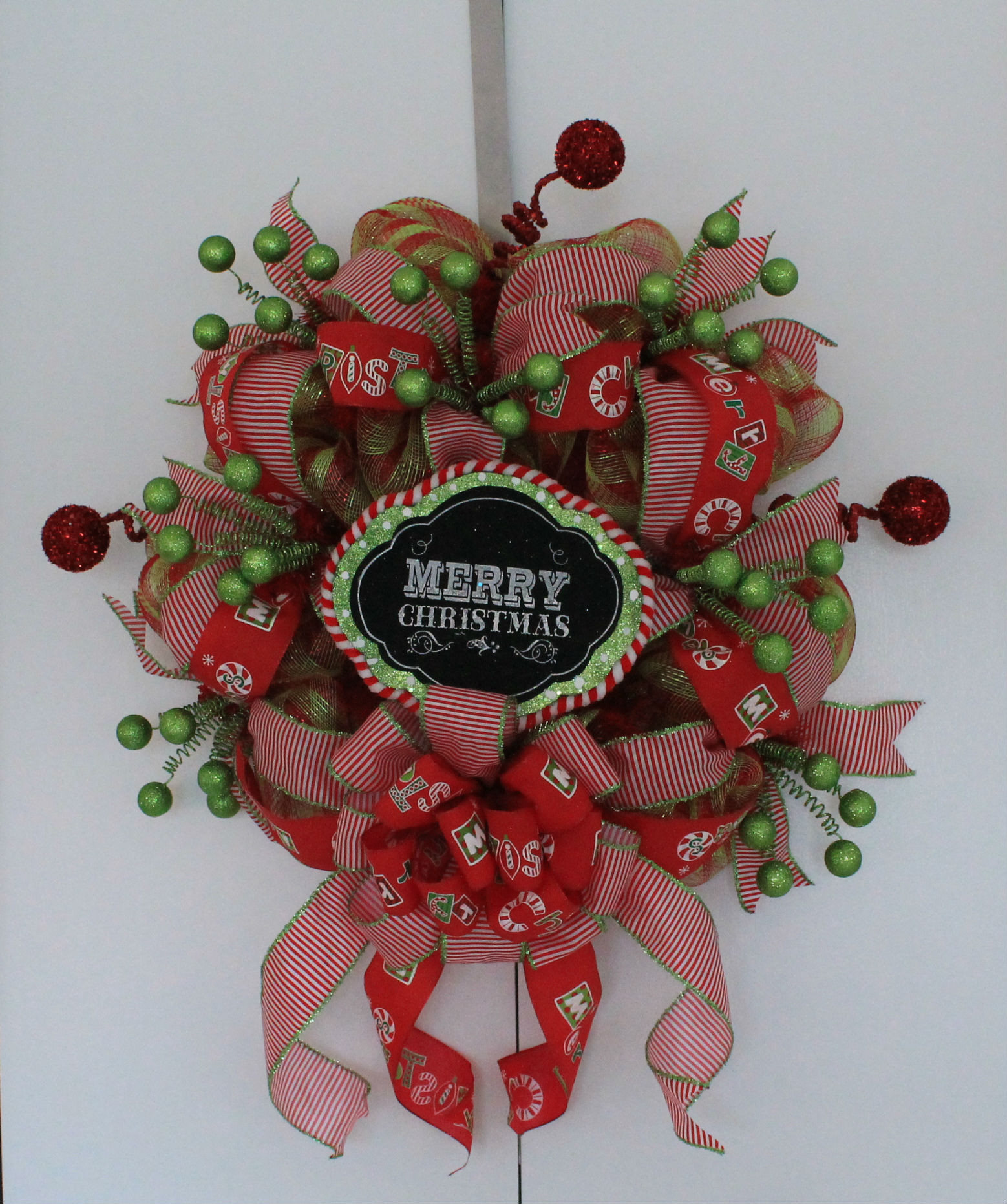 DIY Mesh Christmas Wreath
 DIY "Merry Christmas" Mesh Wreath The Wreath Depot