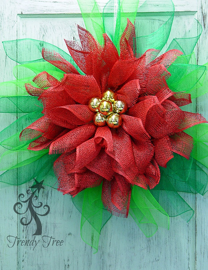 DIY Mesh Christmas Wreath
 10 Creative Christmas Deco Mesh Wreath Ideas